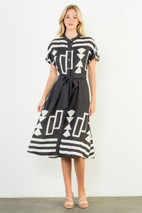 THML Brielle Midi Dress- BK