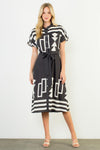 THML Brielle Midi Dress- BK