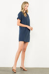 THML Eliza V Neck Dress - N-Hand In Pocket