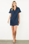 THML Eliza V Neck Dress - N-Hand In Pocket