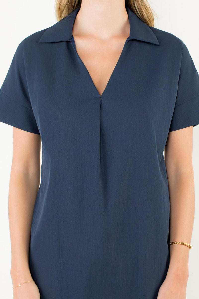 THML Eliza V Neck Dress - N-Hand In Pocket