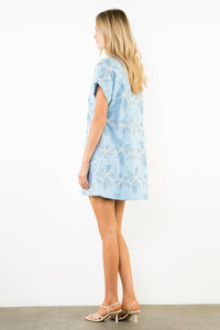 THML Ophelia Dress - Blue-Hand In Pocket
