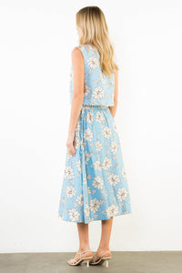 THML Everly Top - Blue-Hand In Pocket