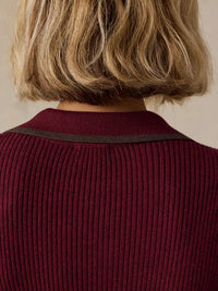 Faherty Throwback Sweater Dress - Merlot-Hand In Pocket