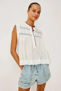 Rails Willow Shirt - White-Hand In Pocket