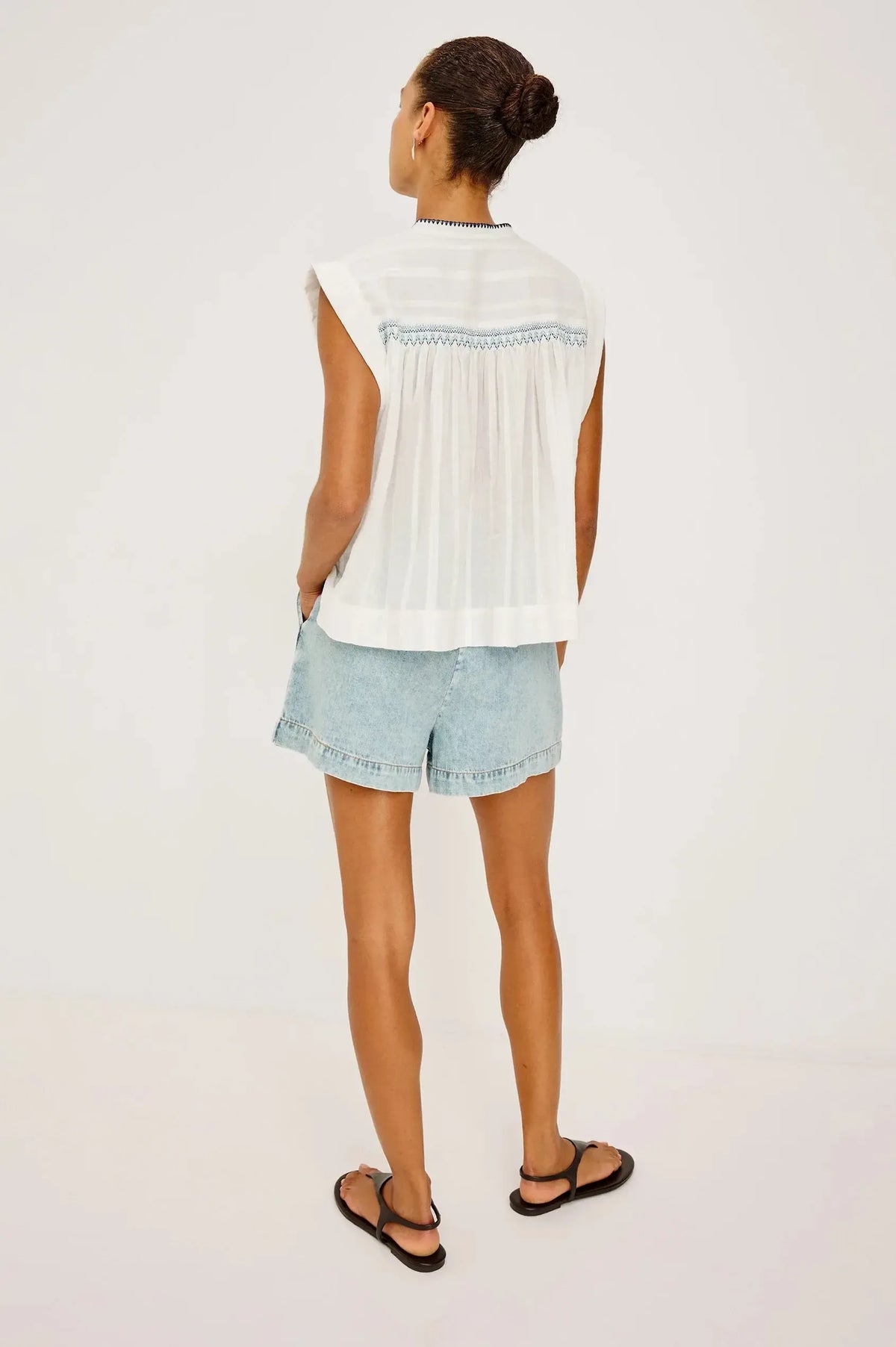 Rails Willow Shirt - White-Hand In Pocket