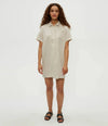 Michael Stars Ola Utility Dress- Windchime-Hand In Pocket