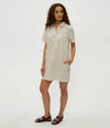 Michael Stars Ola Utility Dress- Windchime-Hand In Pocket