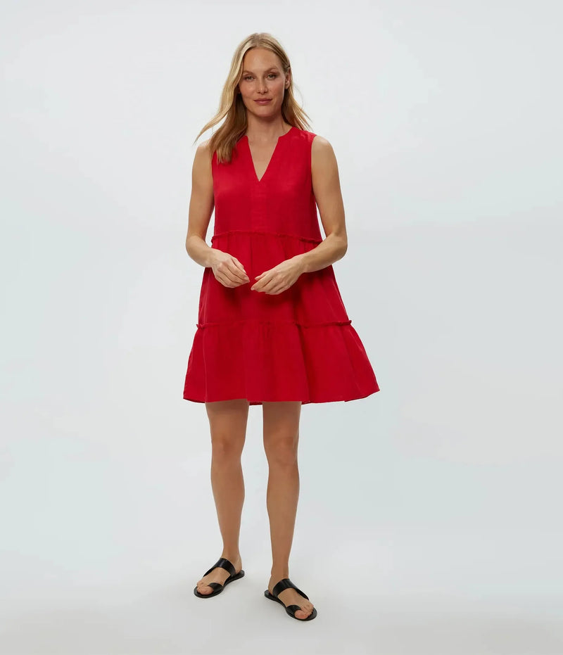 Michael Stars Sandra Dress- Rumba-Hand In Pocket