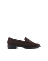 Billini Zaccai Loafer-Dark Chocolate-Hand In Pocket
