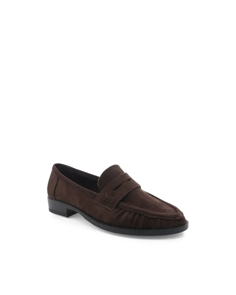 Billini Zaccai Loafer-Dark Chocolate-Hand In Pocket