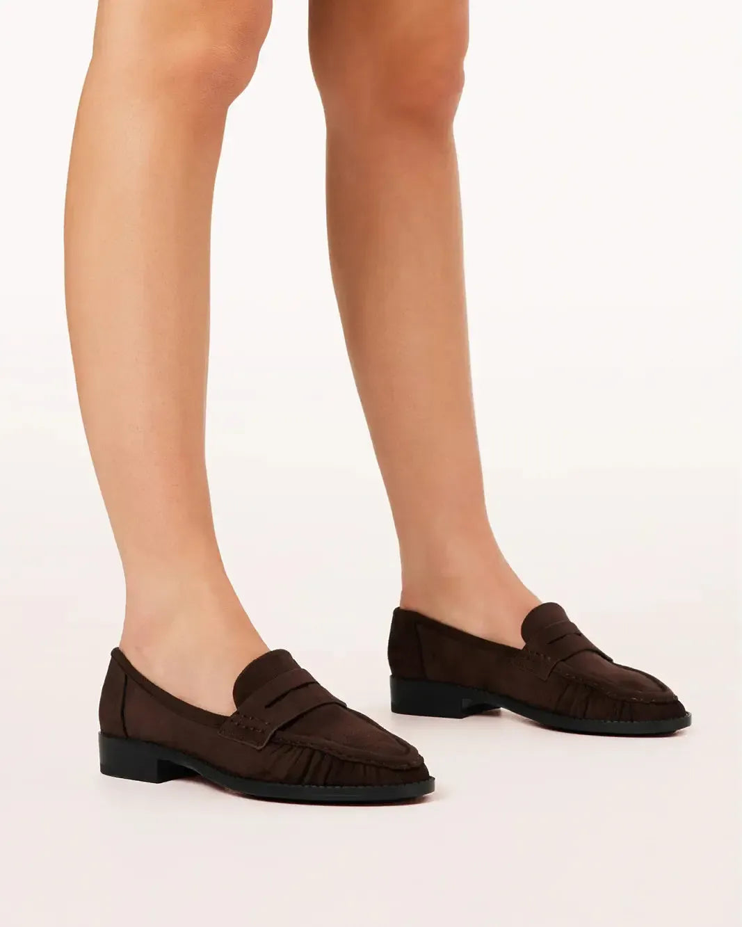 Billini Zaccai Loafer-Dark Chocolate-Hand In Pocket
