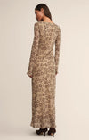 Z Supply Campbell Floral Maxi Dress- Chocolate Cherry