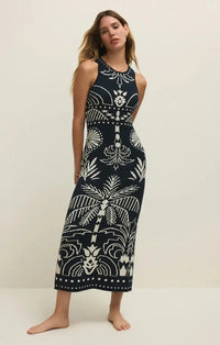 Z Supply Esperanza Dress- Eclipse-Hand In Pocket