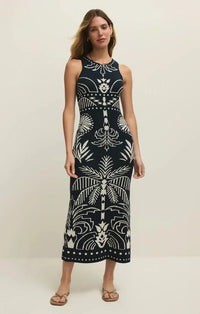 Z Supply Esperanza Dress- Eclipse-Hand In Pocket