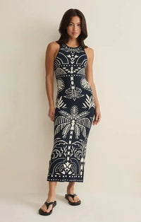 Z Supply Esperanza Dress- Eclipse-Hand In Pocket