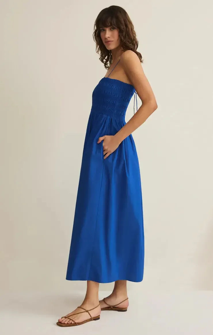 Z Supply Cornelia Midi Dress - Nautical ***FINAL SALE***-Hand In Pocket
