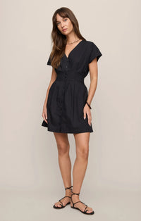 Z Supply Sanna Dress - Black-Hand In Pocket