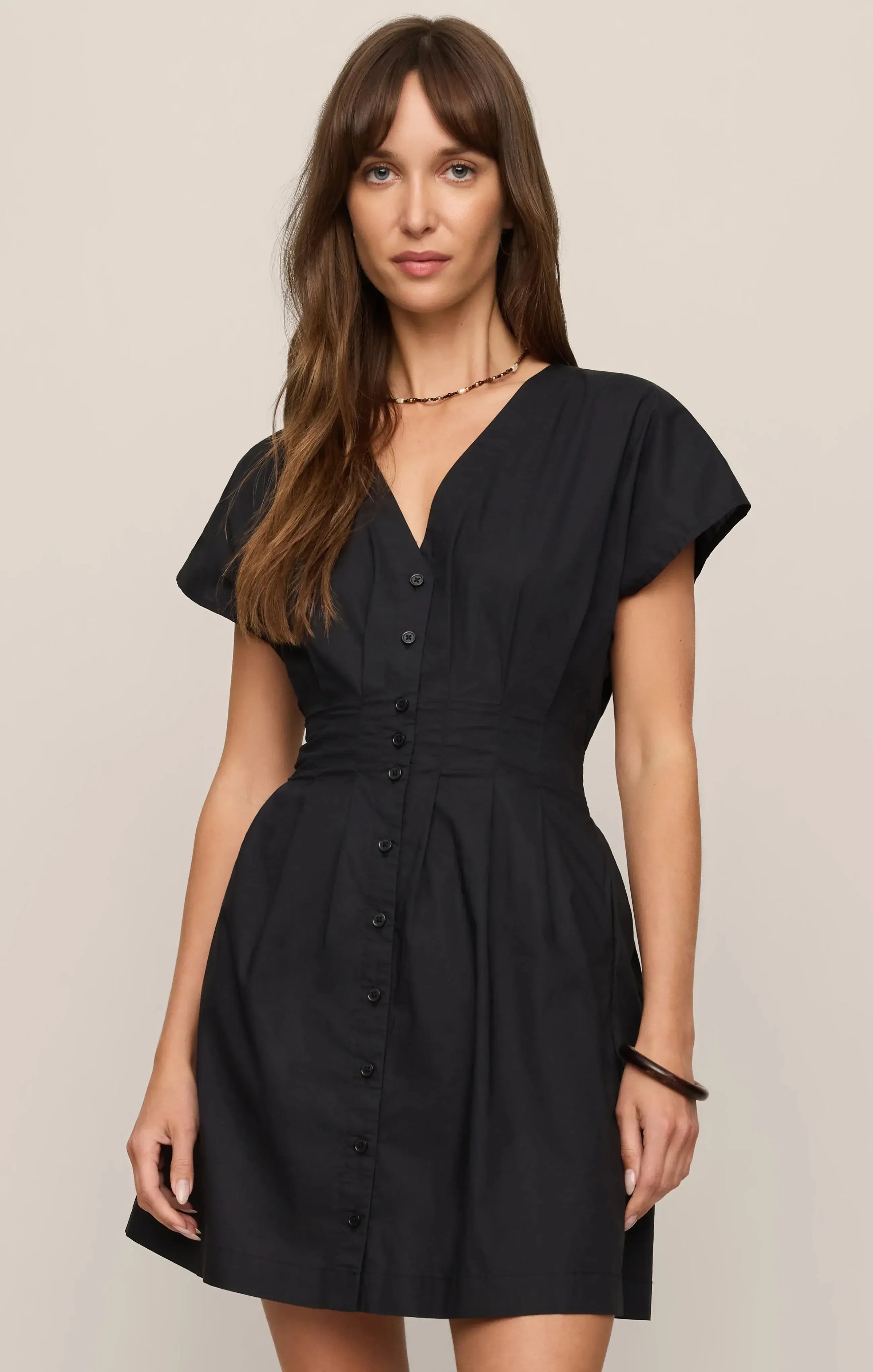 Z Supply Sanna Dress - Black-Hand In Pocket