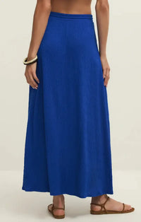 Z Supply Idris Maxi Skirt- Nautical ***FINAL SALE***-Hand In Pocket