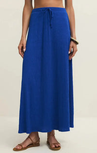 Z Supply Idris Maxi Skirt- Nautical ***FINAL SALE***-Hand In Pocket