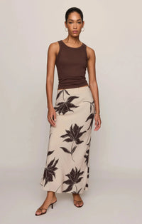 Z Supply Europa Clem Skirt - Soft Ecru-Hand In Pocket