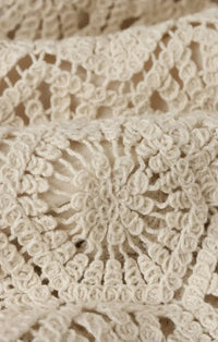 Z Supply Raquel Lace Top - Natural-Hand In Pocket