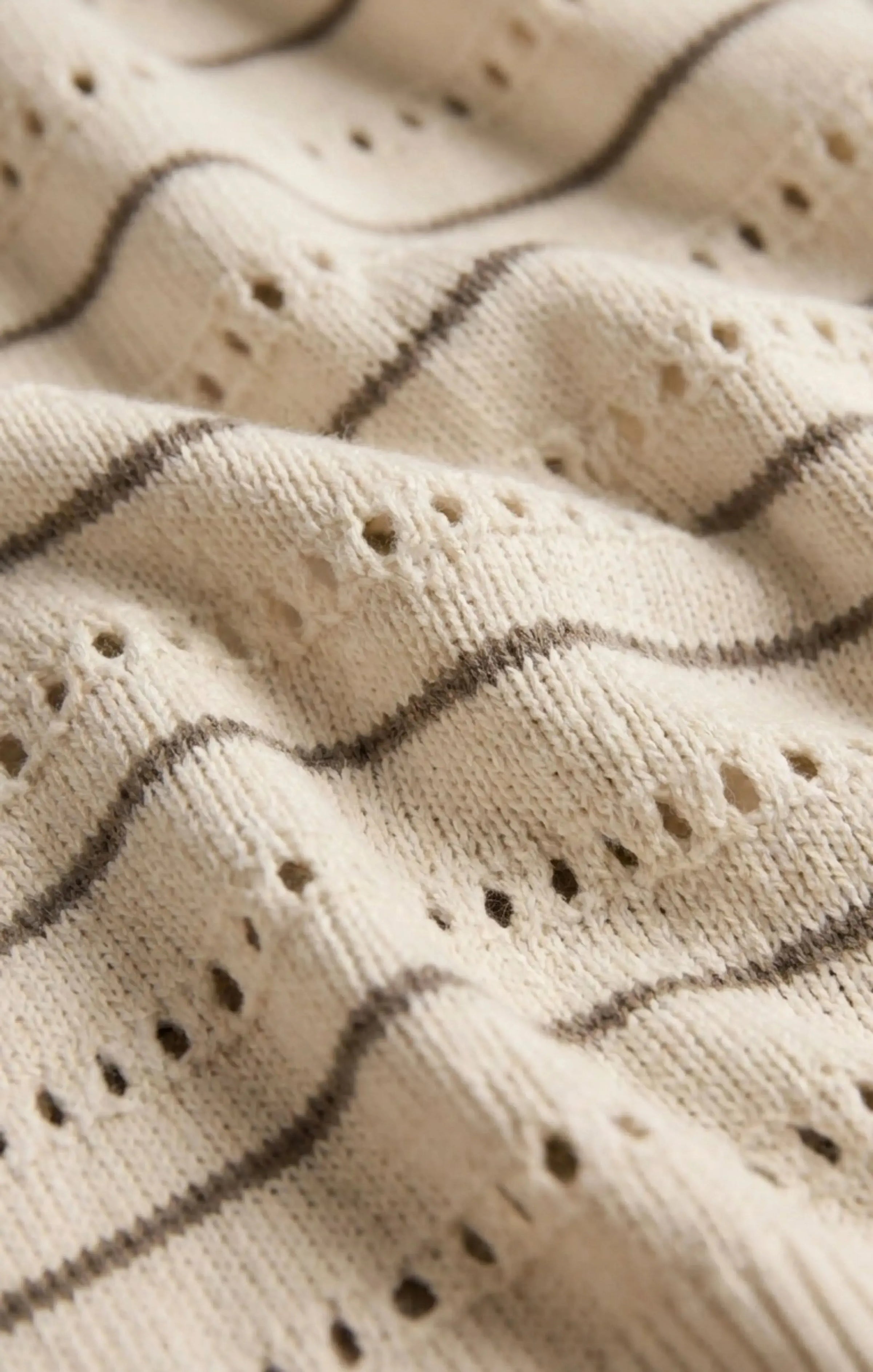 Z Supply Darby Stripe Sweater - Sandstone-Hand In Pocket