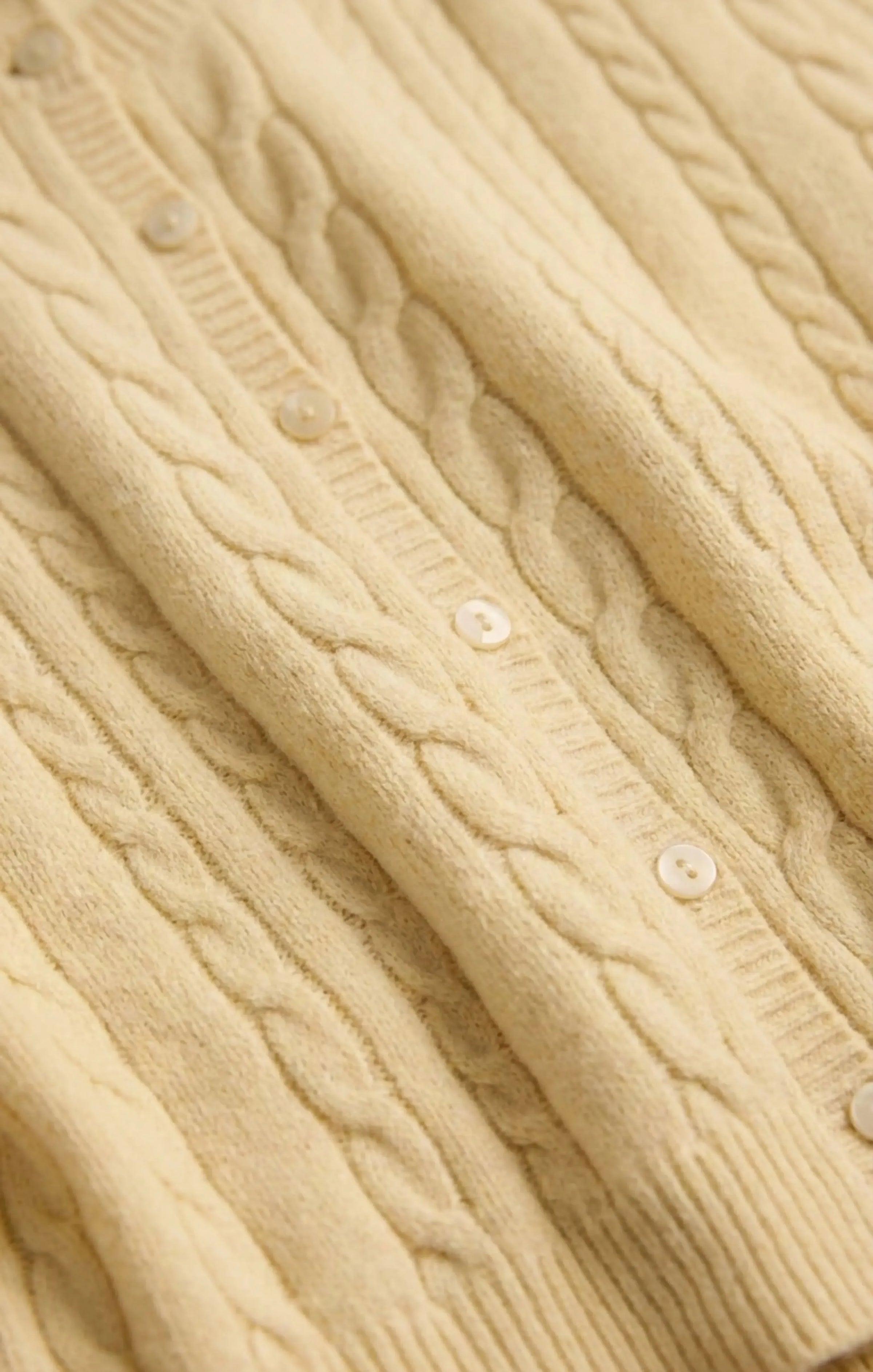 Z Supply Cera Cardigan - Lemon Chiffon-Hand In Pocket