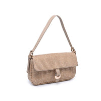 Gloria - Straw Crossbody: Natural-Hand In Pocket