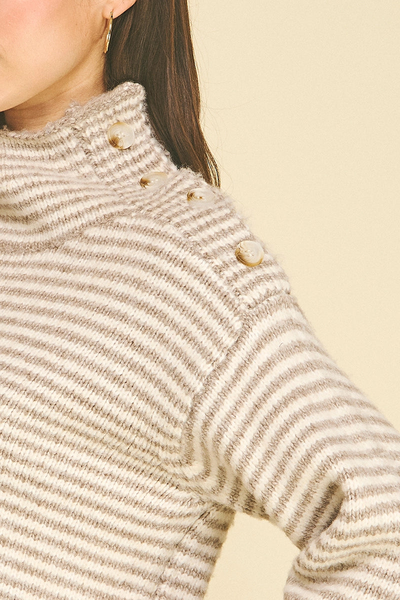 Fallon Sweater - Taupe