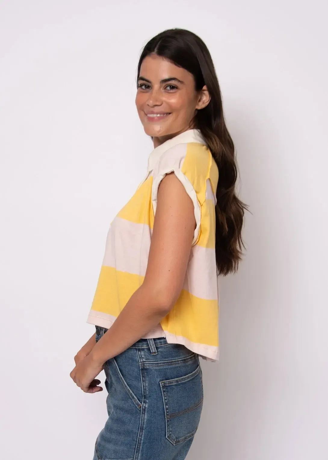RD Style Harper Boxy Top - Pale Pink-Hand In Pocket