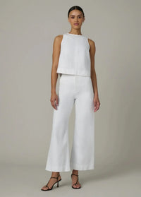 Joe's Jeans The Clean Denim Trouser Ankle - White-Hand In Pocket