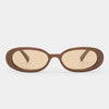 Le Specs Outta Love- Cocoa-Hand In Pocket