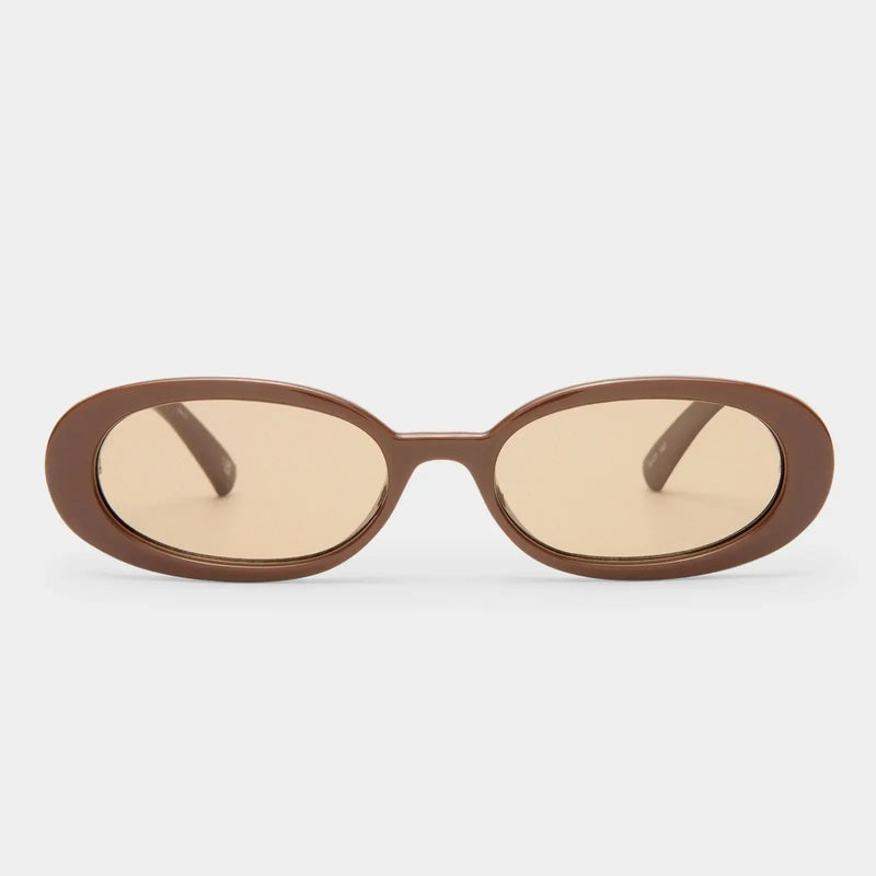 Le Specs Outta Love- Cocoa-Hand In Pocket