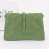 Boston Suede Crossbody bag: Green-Hand In Pocket