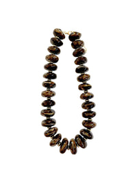 Randi Chunky Beaded Necklace- Chocolate