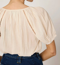 Cleobella Adeline Blouse-Ivory