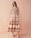 Omika Adley Maxi Dress- Marla Cardamom-Hand In Pocket