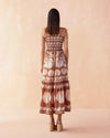 Omika Adley Maxi Dress- Marla Cardamom-Hand In Pocket