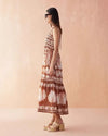 Omika Adley Maxi Dress- Marla Cardamom-Hand In Pocket