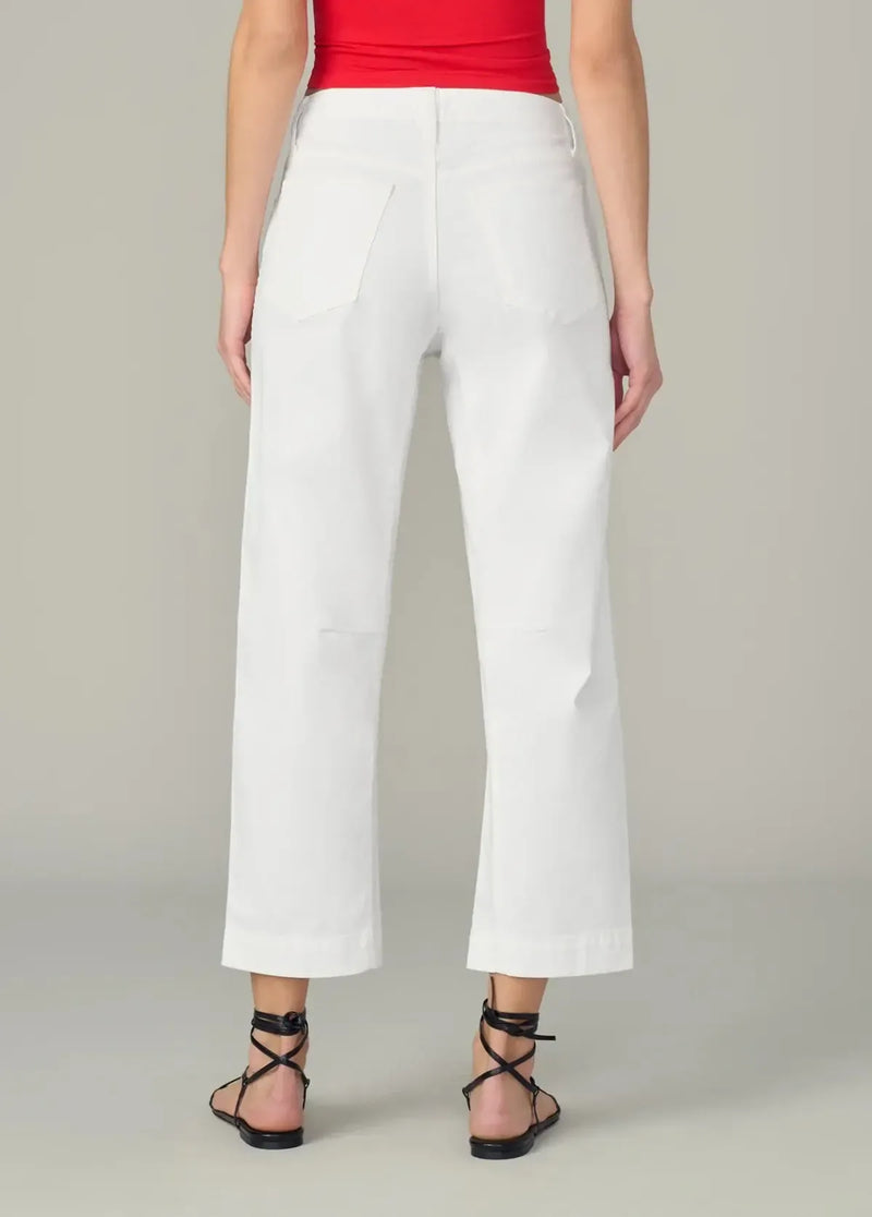 Joe’s Jeans The Wilder Relaxed Barrel- White-Hand In Pocket