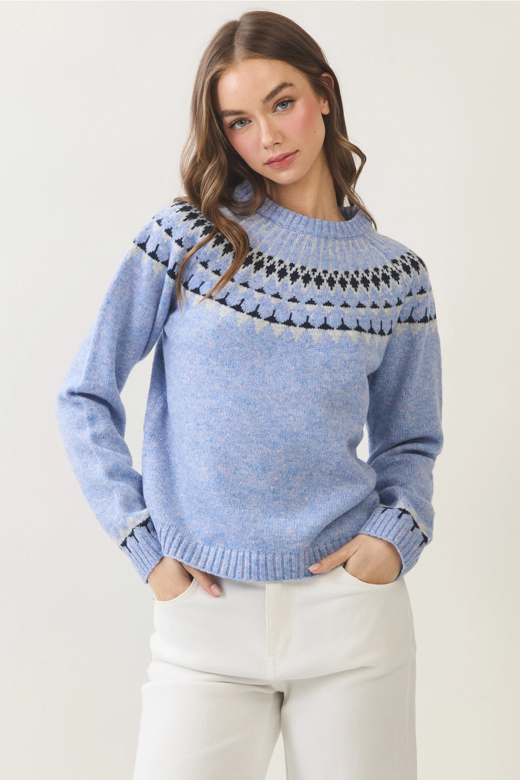 Maisie Sweater - Light Blue