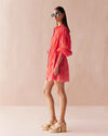 Omika Aria Mini Dress- Vani Papaya