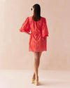 Omika Aria Mini Dress- Vani Papaya