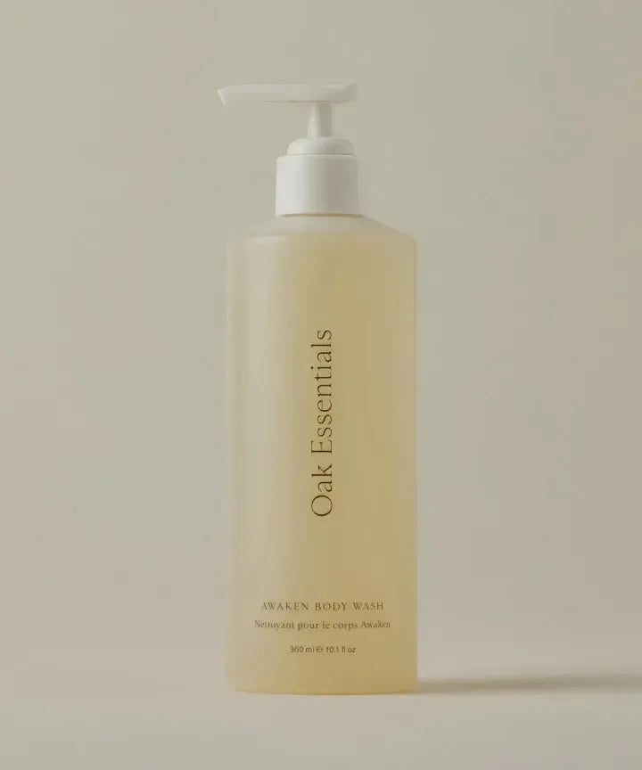 Oak Essentials Awaken Body Wash-Hand In Pocket