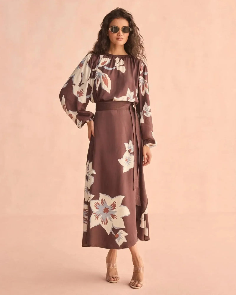 Omika Ayla Blouse - Adrienne Ganache-Hand In Pocket