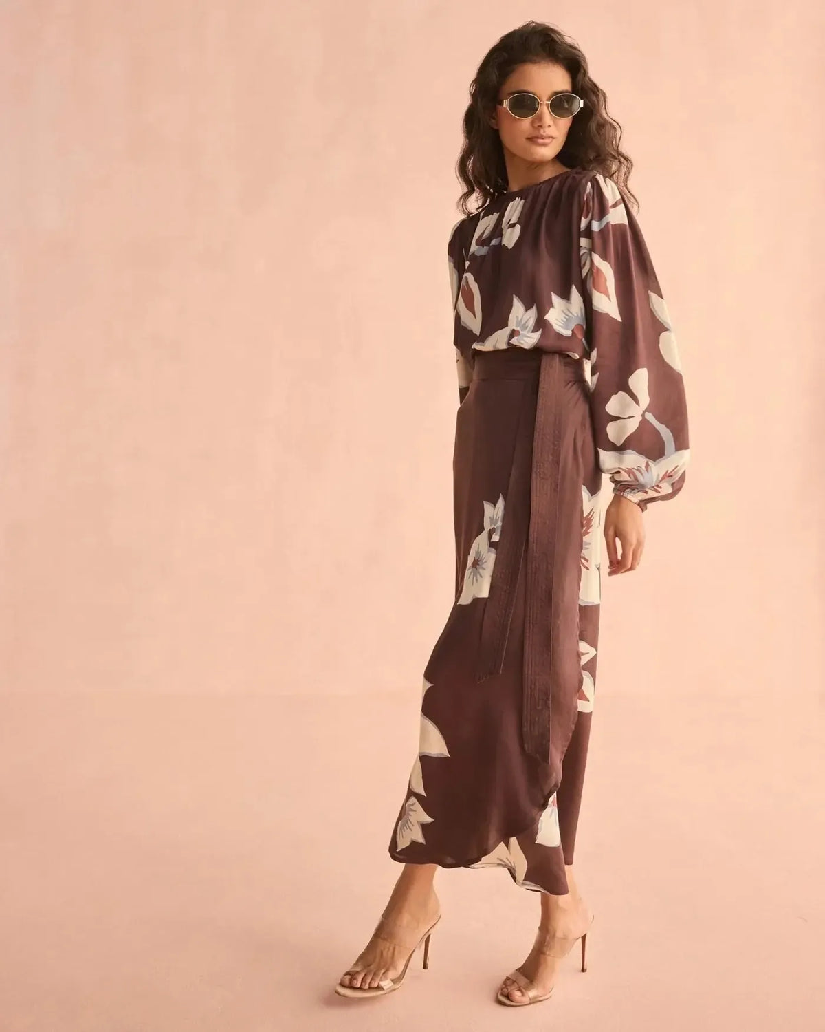 Omika Ayla Blouse - Adrienne Ganache-Hand In Pocket