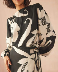 Omika Ayla Blouse - Audrey Nocturne-Hand In Pocket