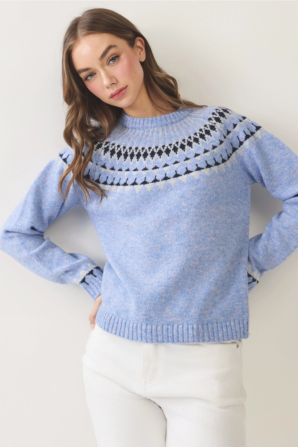 Maisie Sweater - Light Blue